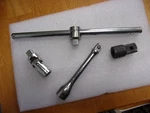 Vintage Armstrong Tool Lot T Breaker Bar 1/2 Drive 12398 With Extras. Fixed Price $33.00.