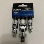 Diehard Dhp55168: 3pc Spring Loaded Joint Set 1/4", 3/8", 1/2". Fixed Price $24.95.