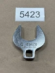 Easco 64132 3/8" Drive 1" Open End Crowfoot Chrome Usa. Fixed Price $10.95.
