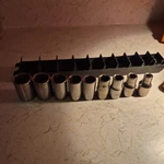 Craftsman 9 Piece Deep Socket Set 3/8 Drive 6 Point Plus Plastic Holder. Fixed Price $24.95.
