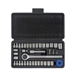 Ultra Steel 40pc Socket Set With Ratchet Driver, 1/4" And 3/8" Drive Metric Sae. Fixed Price $29.99.