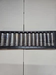 Snap-on 13 Pc 1/2" Drive Metric Deep 6-point Socket Set 313tsmya. Fixed Price $250.00.