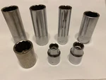 7 Vintage Usa Made Sockets-proto, Thorsen, Bon-e-con, Crescent, P&c, Giller. Fixed Price $5.99.