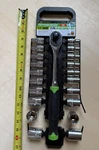 Pittsburgh 21-piece 1/2 Drive Sae/metric Socket Set High Visibility. Fixed Price $21.99.
