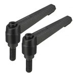 Uxcell 2pcs Adjustable Clamping Lever Handle M8 X 20mm 20mm, Black. Fixed Price $13.66.