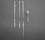 Snap On Tools Ratchet 1/4 Drive Standard Handle T72 & Cornwell Extension Set. Fixed Price $175.00.