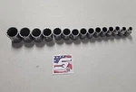 15pc Snap-on Tools 315swya 1/2" Drive Sae 12pt Shallow Socket Set 3/8" - 1-1/4". Fixed Price $379.99.