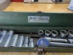 S-k Tools 3/8 Drive Socket Set Ratchet Extension Sockets Original Metal Box Usa. Fixed Price $49.75.