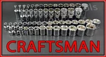 Craftsman Tools 56pc Short & Deep 3/8 Sae Metric 6pt Ratchet Wrench Socket Set. Fixed Price $95.79.