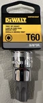 New Dewalt T60 Torx Socket With 3/8 Drive Chrome. Fixed Price $8.00.