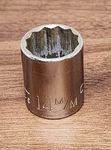 Craftsman Usa 14mm Socket 12 Point 3/8" Drive V 44305 (no Knurl M/m). Fixed Price $10.00.