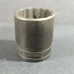 Snap On 1/2" Drive 12 Point Sae 1-1/8" Shallow Socket Industrial Finish Gsw361. Fixed Price $25.00.