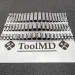 Snap-on Tools Usa New 60pc 1/4" Drive 6-point & 12-point Sae Master Socket Set. Fixed Price $1375.00.