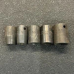 Blackhawk By Proto Uw-1614-1626 7/16" Impact Socket Set Of 5 1/2" Drive 6 Pt -c. Fixed Price $18.00.