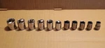 Dewalt 11 Piece Metric 6 Point Socket Set For 3/8" Inch Drive. Fixed Price $29.94.