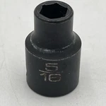 Matco Tools "adv" Bp106v, 3/8" Drive, 5/16" Impact Socket, Shallow, 6 Point.. Fixed Price $9.86.
