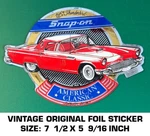 Snap-on 1957 Thunderbird American Classic - Vintage Original Foil Decal Sticker. Fixed Price $10.87.