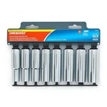Crescent Csas3n 1/2 Drive Deep Metric 8-piece Socket Set 6pt 12mm-21mm. Fixed Price $19.95.