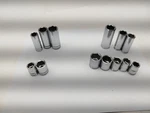 Blackhawk 3/8" Drive Lot Of 13 Sockets Sae Metric Usa. Fixed Price $14.24.