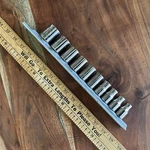 10 Pc Kobalt Shallow Socket Set 15/16 To 3/8" Usa 12 Pt 1/2" Drive Made. Fixed Price $49.49.