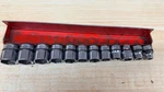 Snap On Socket Set Fsm Series- W/ Vintage Metal Holder - 12 Sockets Lot #3. Fixed Price $189.99.
