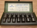 Industrial Tools No. Ups-38m 7-piece Impact Universal Power Socket Set. Fixed Price $69.95.