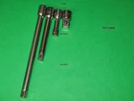 4 Craftsman 1/2" Drive Chrome Extensions, 1/2fm X 3/4m Adapter, Ratchet Socket. Fixed Price $37.99.
