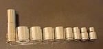 Pittsburgh Pro Sockets Lot Of 9 Lifetime Warranty. Fixed Price $15.00.