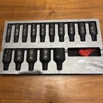 Ingersoll Rand Dxs2 Deep Well 15 Piece Impact Socket Set Dxsk2m15l. Fixed Price $124.99.