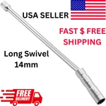 New 14mm Thin Wall Magnetic Swivel Spark Plug Socket 12-point Removal Tool. Fixed Price $13.99.