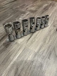 Nos Snap-on Tools 1/2" Drive 9/16" - 15/16" 6-pt. Shallow Swivel Socket Set. Fixed Price $229.95.