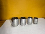 Challenger Sockets 1224-3/4, 1222-11/16, 1220-5/8, 1218-9/16 Usa Made. Fixed Price $18.00.