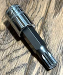 Snap On Tools 10mm Metric Spline Triple Square Head Socket Bit Driver 3/8". Fixed Price $35.00.