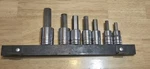 Snap-on 7pc Standard Hex Bit Socket Driver Set Sa24e Sa10e Usa With Magnetic Bar. Fixed Price $87.99.