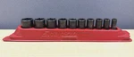 Snap-on Tools Semi Deep Impact Socket 10pc Set 6 Pt 3/8" Drive 5/16-7/8". Fixed Price $199.99.