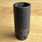 Expert Sold By Mac Tools 3/4" Deep Impact Socket 3/8" Drive 6 Point E040408. Fixed Price $21.95.