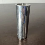 Craftsman Inv-g2 47527, 13/16in. 1/2 Drive 12pt Deep Sae Socket, Usa. Fixed Price $5.99.