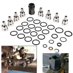 For Ford 6.0l High Pressure Oil Rail O-rings Kit Injector Seal&nipple Cup Socket. Fixed Price $84.99.