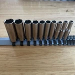 Craftsman Usa 1/4" Drive 6pt Deep 10pc Socket Set 3/16-9/16 Inverted G2 Mint!. Fixed Price $64.99.