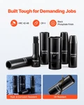 1/2 In Drive Impact Socket Set, 29 Piece, Heavy Duty Carrying Case. Fixed Price $58.05.