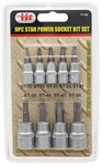 9pc Iit Star Power Sockets Torx Bits Set 1/4" & 3/8" Drive St10 - St50. Fixed Price $9.99.