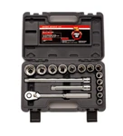 Cougar Pro Socket Wrench Set 1/2" Drive Sae 16 Pieces A41. Fixed Price $137.38.