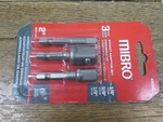 Mibro 440921 Three Piece Socket Adapter Set 1/4 3/8 1/2. Fixed Price $15.00.