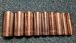 Vtg Craftsman 9pc 3/8"-7/8" Sae Deep Socket Set 3/8"drive 12-point Made In Usa!. Fixed Price $49.95.