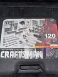 Rare Sears Craftsman Usa 120pc Mechanics Tool Set Socket Ratchet 33820 Light Use. Fixed Price $299.00.