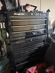 Classic Series 15 Drawer Triple Bank Snap-on Tool Box Midnight Black. Fixed Price $1500.00.
