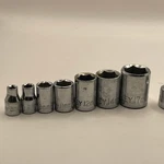Stanley Mixed Socket Set 16 Piece Metric Sae 6 Point Chrome Drive Tools. Fixed Price $17.95.