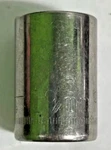 Craftsman Tools Usa G 44259, 1/2"dr. 19mm. Socket, Shallow, 6 Pt. *inverted G*. Fixed Price $8.89.