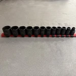 Matco Tools 12pc 3/8 Drive Sae 6pt Shallow Impact Socket Set - Sbp126v. Fixed Price $89.00.