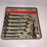 Craftsman 942405 8pc Metric Reversible Ratcheting Wrench Set Usa 8-18mm. Fixed Price $203.81.